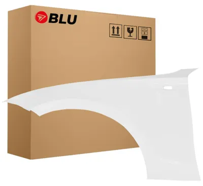 Obrázek produktu pro BLU Blatník náhrada pro BMW 1 E81 E82 E87 E88 300 Levý Weiss AlpinWeiss | 2004-2013 | Přední | Lakovaný | Připravený k montáži | Pozink
