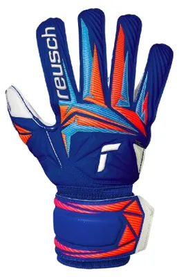 Imagen del producto de Reusch - Guantes de portero "Attrakt Infinity" para niños, modelo Torwart SX1995 (talla 7,5) (Azul)