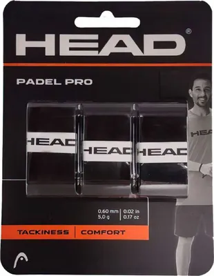 Produktbild von Head Overgrip Padel Pro Schwarz - 3er-Pack für Padel-Schläger