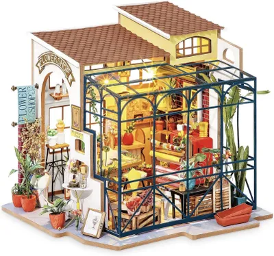 Produktbild von DIY Miniatur Haus Puppenhaus Kit HolzHaus Modell Kinder ab 14 Jahren