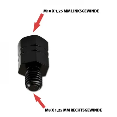 Image de Spiegeladapter M10-L IN / M8-R OUT