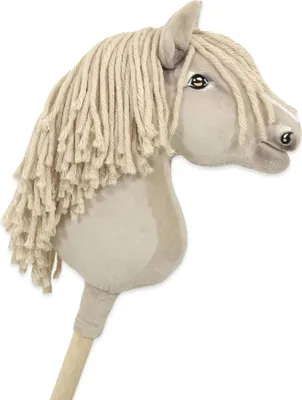 Image de Hobby Horse Premium cheval sur bâton couleur crème