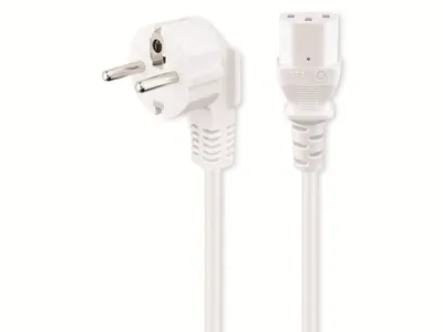 Immagine prodotto di goobay Netzkabel Kaltgerätekabel weiß 1,5 m