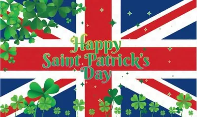 St. Patrick's Day Flagge 150x90 cm Party-Deko