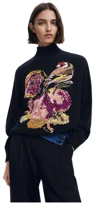 Produktbild von Pullover Desigual Jersey Bird Lacroix für Damen