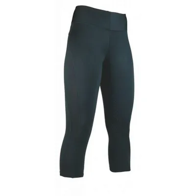 Produktbild von HKM Capri Reitleggings Mesh Style schwarz mit Silikon Vollbesatz, Größe:36/38