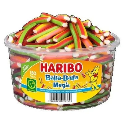 Produktbild von Haribo Balla Balla Magic 150 Stück in der Dose