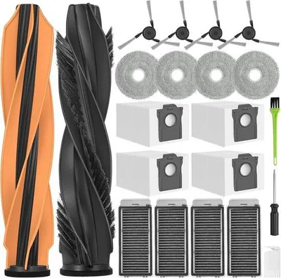 Productafbeelding van Vervangingsset voor Dreame X50 Ultra/L50 Pro Ultra stofzuiger: 2 hoofdborstels, 4 HEPA-filters