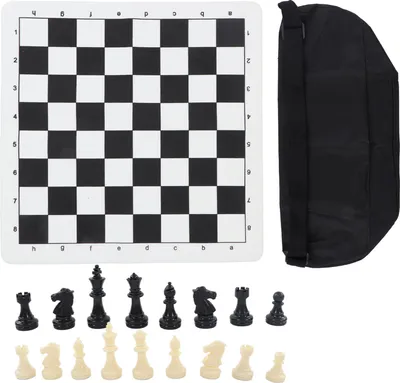 Produktbild von Schachspielbrett-Set, tragbares Reiseschachspiel-Set für Kinder, Erwachsene und Anfänger