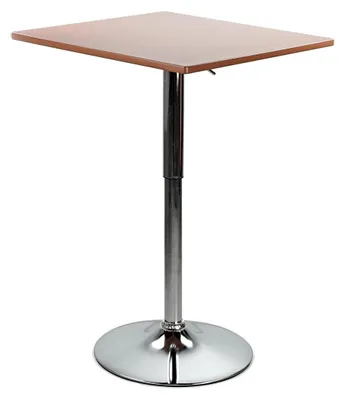 Image de Table de bar réglable en hauteur, idéale pour la cuisine ou la salle à manger