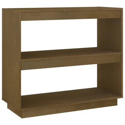 Produktbild von vidaXL Bücherregal Honigbraun 80x35x71 cm Massivholz Kiefer