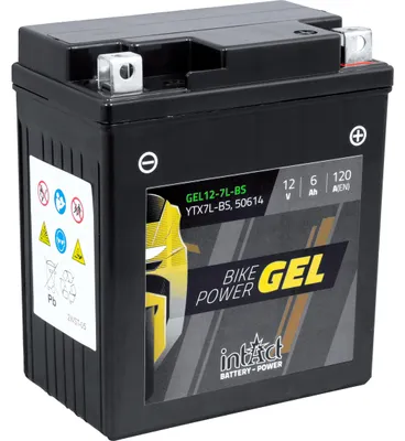 Immagine prodotto di Batteria INTACT Bike Power GEL YTX7L-BS
