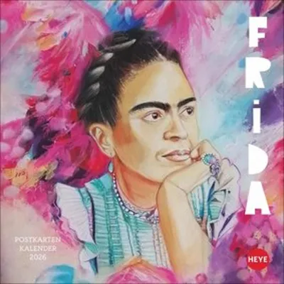 Produktbild von HEYE Postkartenkalender 2026 Frida Kahlo 16x17cm