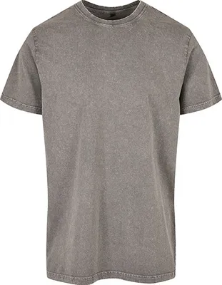 Produktbild von Build Your Brand Acid Washed Round Neck Tee