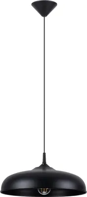 Produktbild von Pendelleuchte GINA Schwarz 1xE27 15W Stahl 74x38x38cm Sollux Lighting
