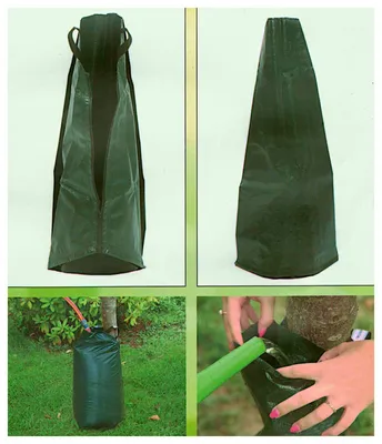 Image de Sac d'arrosage pour arbres 75 L 190g/m2 vert Floraworld