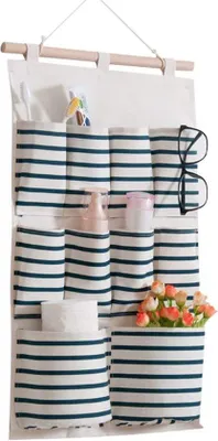 Image de Porte-manteau à 10 compartiments, rangement mural, pour une entrée bien rangée, 10 compartiments, meuble d'appoint pour le vestiaire et la salle de bains