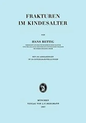 Produktbild von Frakturen im Kindesalter