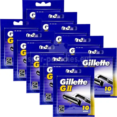 Obrázok produktu pre Žiletky Gillette GII, balenie 10 x 10