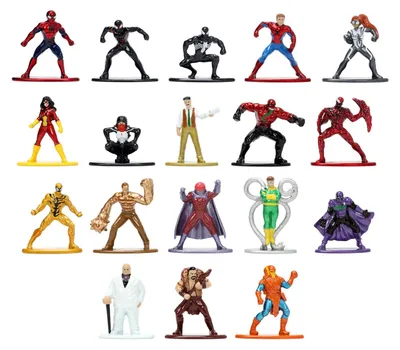 Image de Figurines Jada Die-Cast Marvel Multi Pack Nano Act - Vague 8