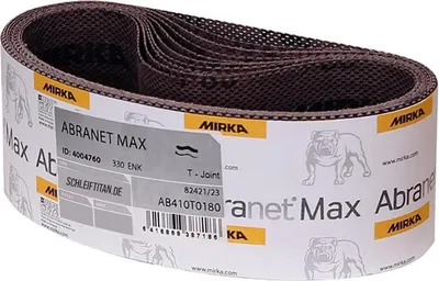Produktbild von MIRKA Schleifband ABRANET MAX 75x533mm P40 T-Joint, 2/Pack