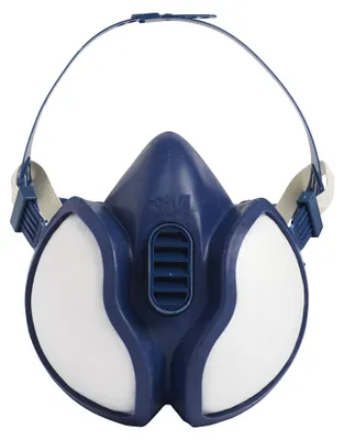 Image de Masque de protection respiratoire à demi-masque, type A1P2, pour travaux de peinture et de ponçage