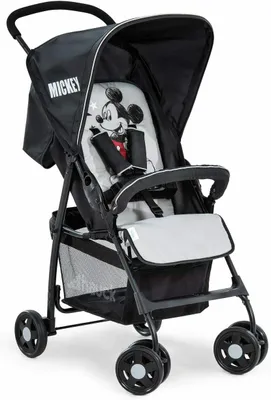 Obrázek produktu pro Hauck Sport Mickey Stars Lehký kočárek kompaktní model černo-šedý - max. nosnost 15 kg