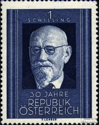 Produktbild von Briefmarken Österreich 1948 Mi 927 (kompl.Ausg.) postfrisch Karl Renner