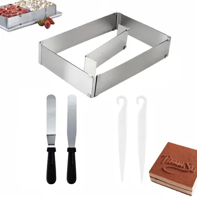 Produktbild von Solidchoice – Verstellbare Aufbewahrungsbox aus Edelstahl mit Trennwänden
