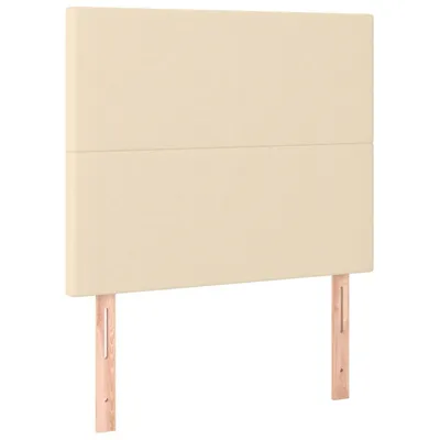 Produktbild von VidaXL 3116039, Cremefarben, Polyester, Holz, 900 mm, 118 cm, 128 cm, 50 mm