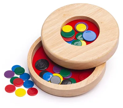 Produktbild von Bigjigs Tiddly Winks Holz-Flohspiel