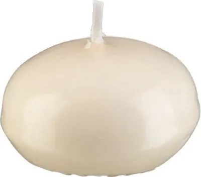 Produktbild von Schwimmkerzen Champagner Ø 60 x 24 mm, 20 Stück
