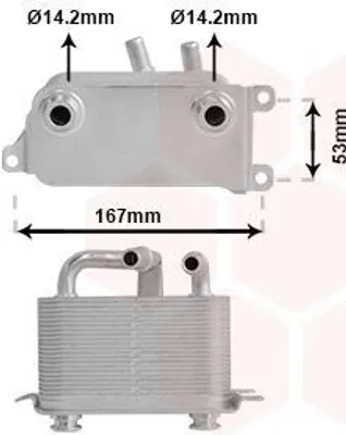 Immagine prodotto di VAN WEZEL Radiatore dell'olio cambio automatico 06003401 per BMW 5 Berlina (E60)