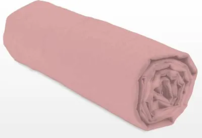 Zdjęcie produktu dla Prześcieradło z gumką LOVELY HOME LH71629, 90x190+30 cm, 100% bawełna, Pudrowy róż