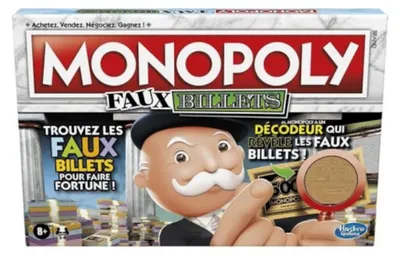 Image de Hasbro - Monopoly - Faux Billets (französisch)