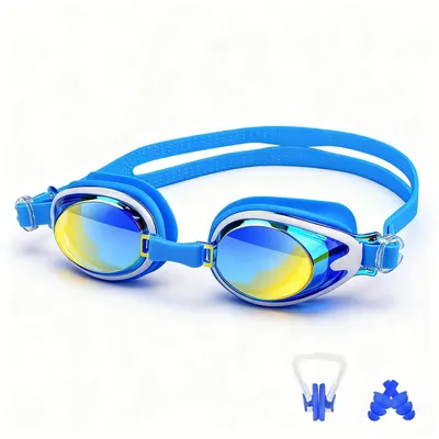 Produktbild von Verstellbare, wasserdichte Schwimmbrille für Kinder mit UV-Schutz