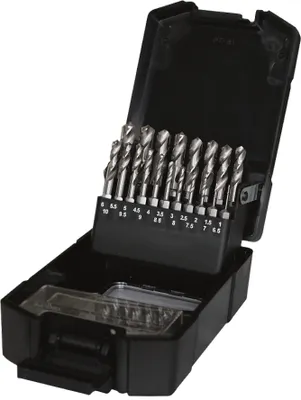 Produktbild von PTG HSS-G RATIOLINE Spiralbohrer-Bit-Set 1/4' Bitschaft 19-tlg. 1,0 - 10,0 mm