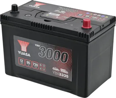 Produktbild von YUASA YBX3335 SMF Starterbatterie 12V 95Ah 720A(EN)