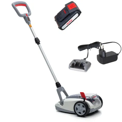Productafbeelding van IKRA Accu-grasmaaier ICHM 20 | 20V | 21 cm maaibreedte | Mulchfunctie | 3 snijhoogtes 25–48 mm | Geschikt voor gazons tot 50 m² | Inclusief accu 2,0 Ah en oplader