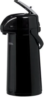 Produktbild von Thermoskanne mit Henkel - Isolierflasche Schwarz 1.3L Pumpmechanismus Thermoskanne mit Henkel - Isolierflasche Schwarz 1.3L Pumpmechanismus