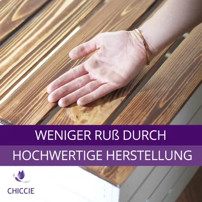 Produktbild von CHICCIE 2 Set Holzkiste Grete Weiß Geflammt Mit Langem Regal 50x40x30cm Gehobelt - Holzkisten Obstkisten Weinkisten Regale