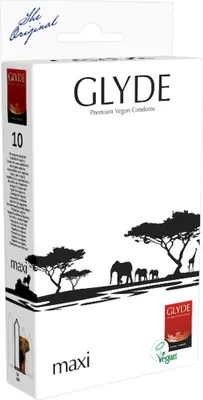 Produktbild von 10x Glyde Maxi Kondome Vegan - große Kondome