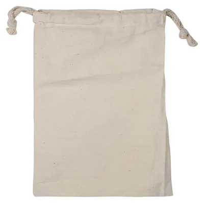 Kordelzugtasche aus Baumwolle, 30x40 cm, für Wäsche & Co.