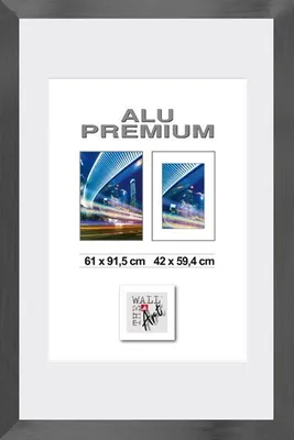Produktbild von Aluminiumrahmen Quattro, schwarz, 61 x 91,5 cm
