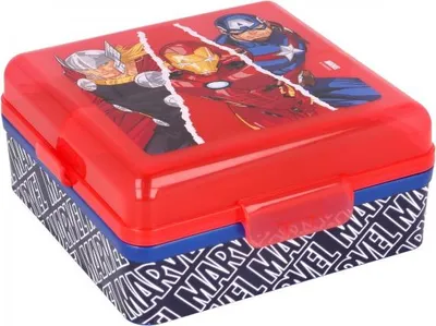 Immagine prodotto di Scatola snack in plastica divisa AVENGERS, 57783