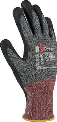Produktbild von U-Power Salsa Sicherheits-Arbeitshandschuhe Nylon Touchscreen Grau 8/M