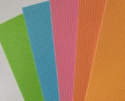 Immagine prodotto di Cartoncino biadesivo, punti 300g 24x34cm 5 fogli MIX