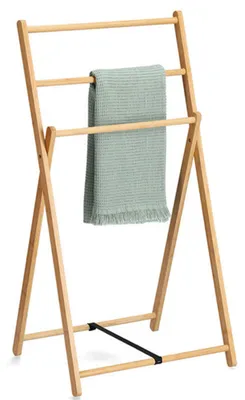 Produktbild von Zeller Handtuchhalter - Bambusholz - 50x42x95 cm