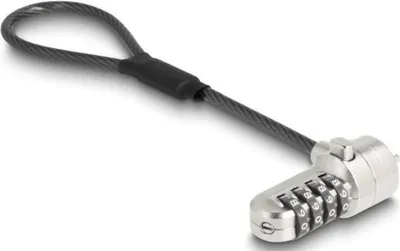 Image de Navilock câble de sécurité pour ordinateur portable avec serrure à combinaison 15.2cm pour slot Kensington 3 x (20942)