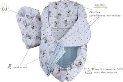 Obrázok produktu pre Sada detských postieľok z plastu, 5-dielna, 100 x 60 x 15 cm, rozťahovateľná